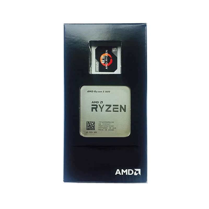 Процессор AMD Ryzen 5 1600 R5 1600 3,2 ГГц шестиядерный процессор Настольный 65 Вт Разъем AM4