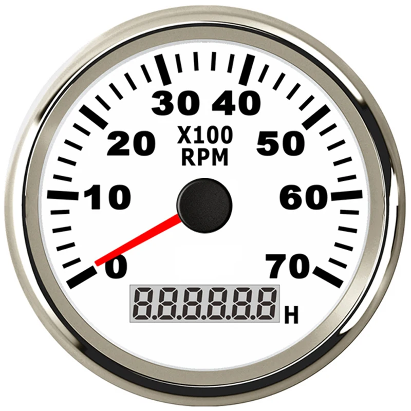 Тахометр для лодочного двигателя 7000 об/мин 85 мм|Тахометры| |