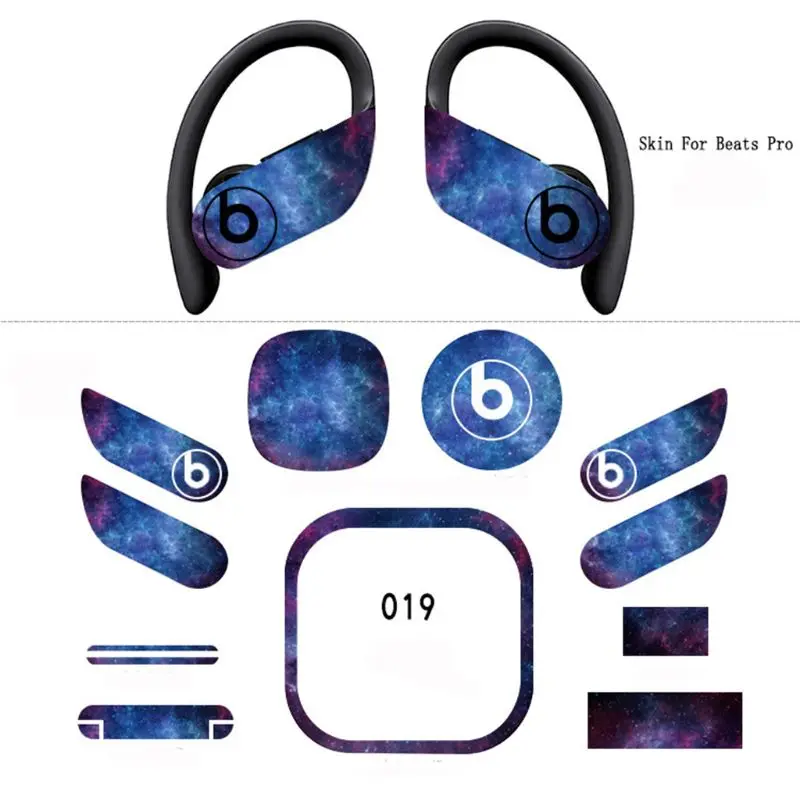8 Новейшая Bluetooth наклейка для наушников декоративная гарнитура индивидуальная модная пленка для Apple Beats Powerbeats Pro - Цвет: 8