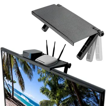 

Multi-functional Adjustable Screen Top Shelf Display Shelf Computer Monitor Riser Desktop Stand TV Rack Storage Desk