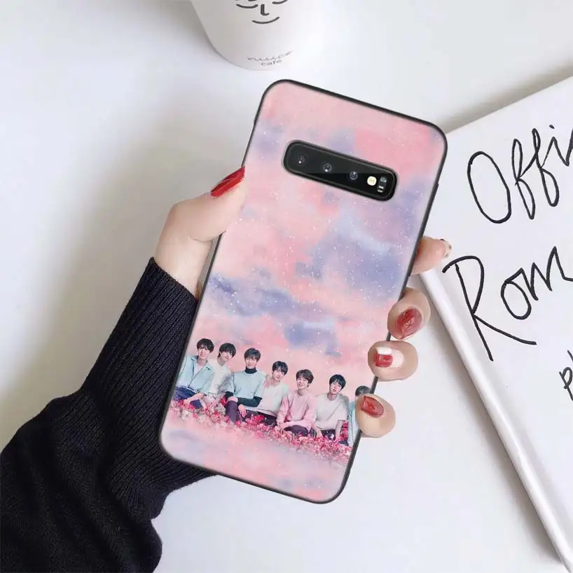 Черный чехол Kpop Kim Seok Jin Boys для samsung Galaxy A50 A70 A50S A10S A20S A10 A20E A30 A40 M40 M30S A80 мягкий чехол для телефона - Цвет: BS020-2