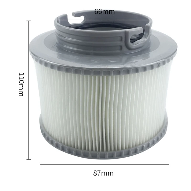Hot Tub Spas Strainer Part Filter for MSPA FD2089 Cartridge Tool Round Universal Inflatable Swimming Pool Replacement 2Pcs