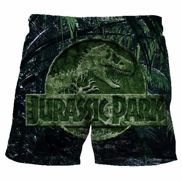 3D Jurassic park zeit druck sommer mode хип-хоп тренд herren kleidung/frauenstraшорты Последние Harajuku шорты