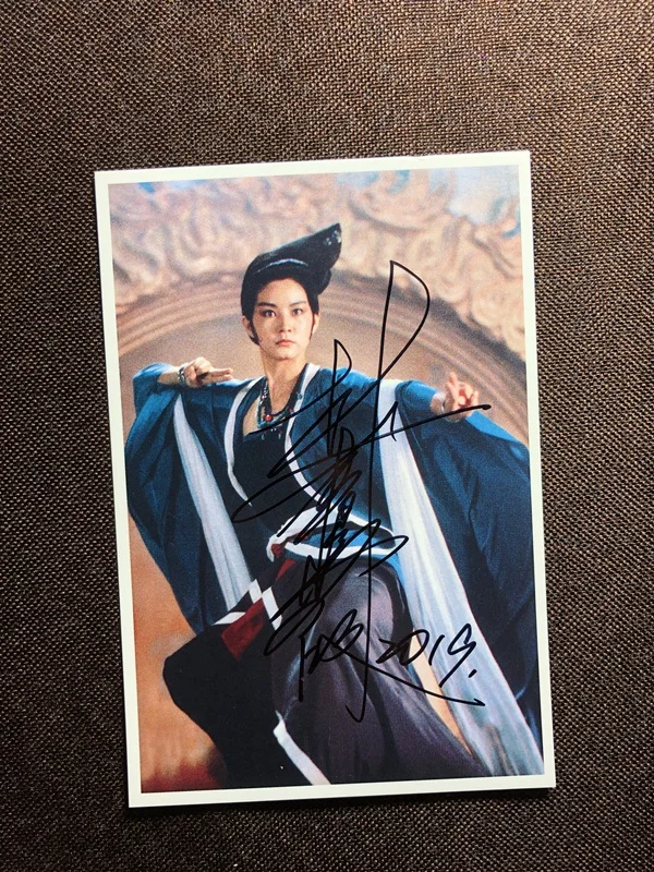 Ручная подписка Brigitte Lin autographed оригинальная фото открытка 8 вариантов 79K8