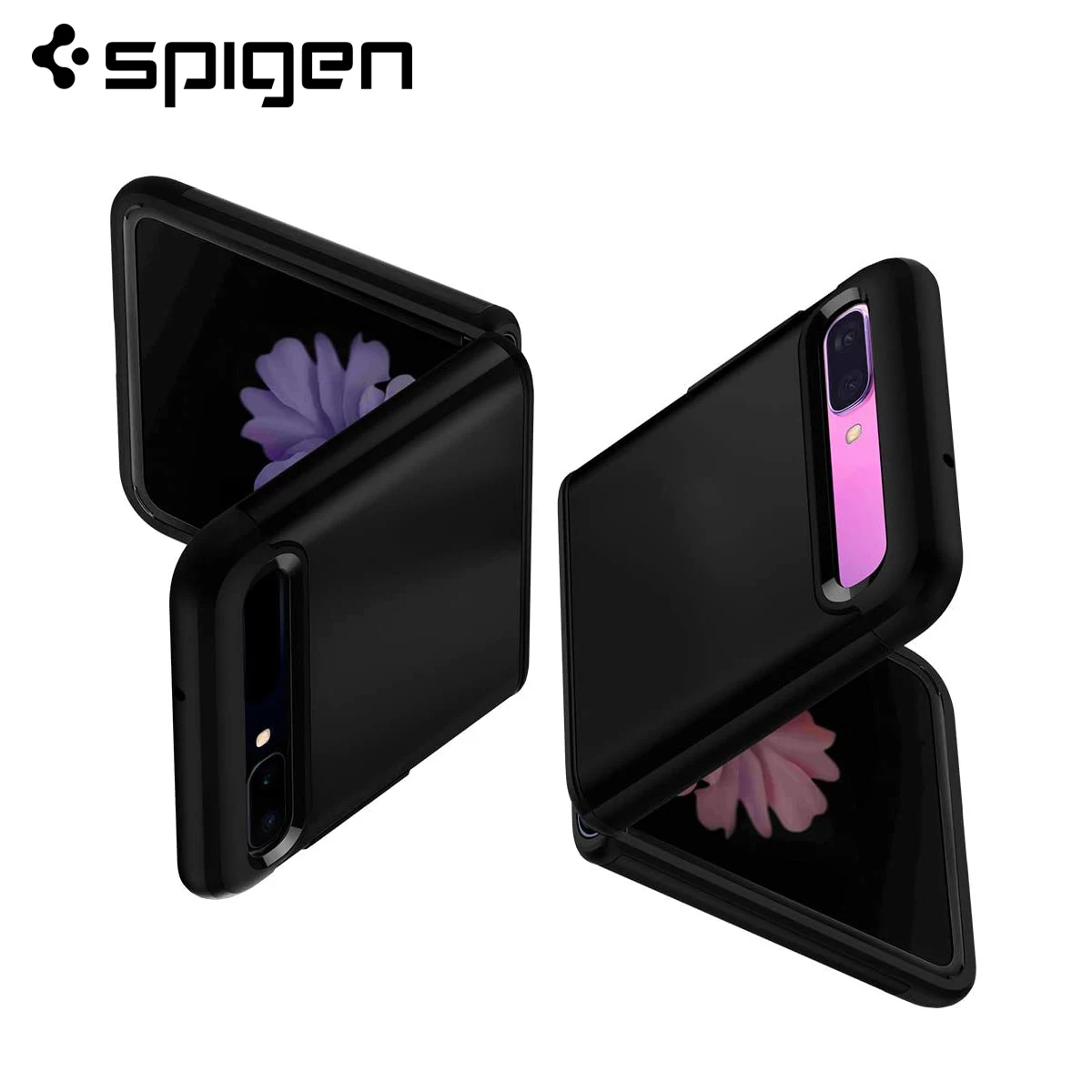 Жесткий бронированный чехол Spigen для Samsung Galaxy Z сертифицированные откидные чехлы