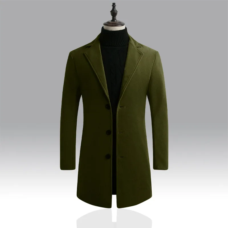 Осенняя ветровка, Брендовые мужские пальто, Зимняя шерстяная Мужская куртка, высококачественное шерстяное пальто, верхняя одежда, мужские повседневные куртки