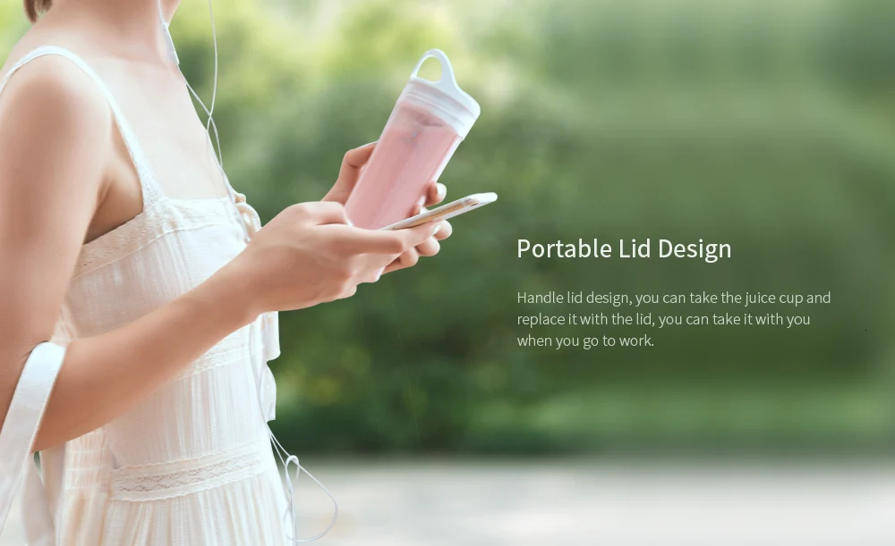 Xiaomi Youpin 280 мл фруктовая чашка маленький портативный блендер соковыжималка миксер кухонный комбайн электрическая соковыжималка миксер кухонный комбайн