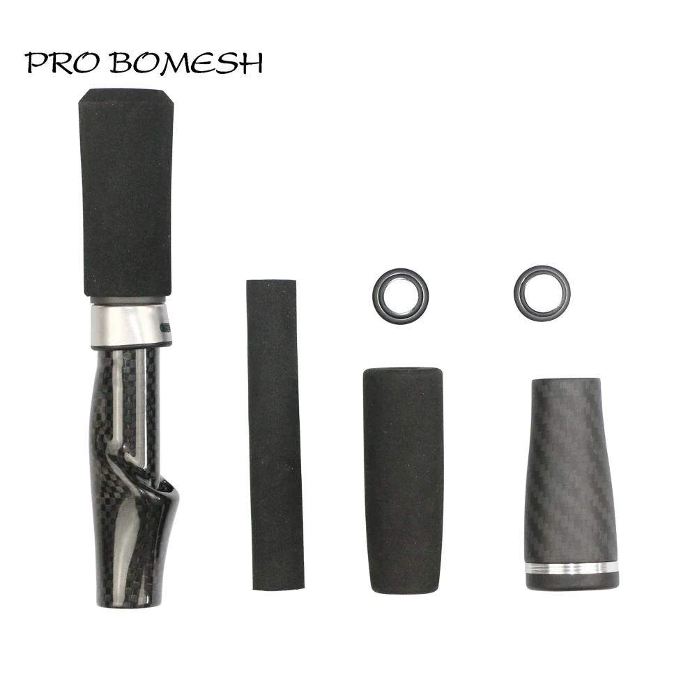 Pro Bomesh Fuji KDPS/ASH Carbon Fiber Reel Seat Spinning Handle Kit Fishing  Rod Building DIY Component Handle Repair Accessory