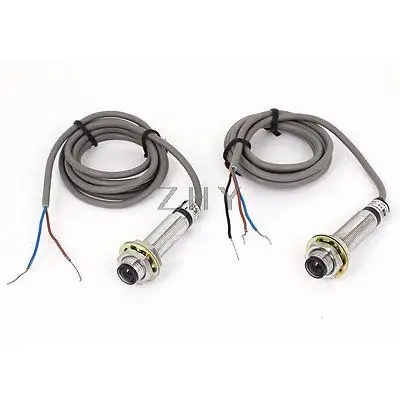 

DC 3 Wire 6-36V NPN NO Transmitter Receiver Photoelectric Sensor 2M