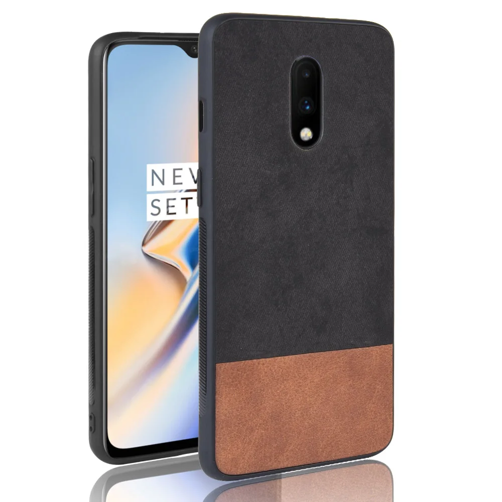 10 шт./партия ТПУ+ PU+ PC Ретро овечья кожа задняя крышка для телефона Oneplus 5 Oneplus 5T Oneplus 6 Oneplus 6T Oneplus 7 7Pro Funda