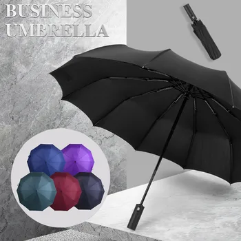 

Windproof Double Layer Umbrellas Reverse Folding Umbrella UV Protection 10 Bone Automatic Umbrellas Rain Gear Sun Umbrella
