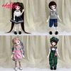 Adollya BJD Doll Accessories Fashion 1/6 Clothes for Doll Tops Bottoms Headwear Socks Clothes Suit Suitable for 1/6 Doll 1