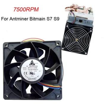 

CARPRIE 7500RPM Cooling Fan Replacement 4-pin Connector For Antminer Bitmain S7 S9 drop shipping ma.14