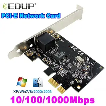 

EDUP PCI Express PCI-E Network Card 1000Mbps Gigabit Ethernet 10/100/1000M RJ-45 LAN Adapter Converter Network Controller For PC