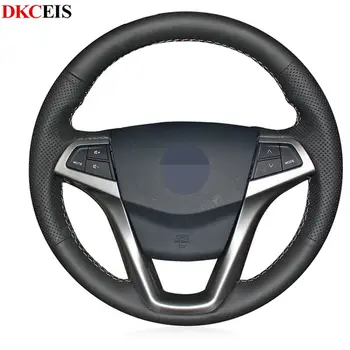 

Handsewing Black Soft Artificial Leather Car Steering Wheel Cover for Changan Eado XT 2012-2017 CS35 2012-2018 Eado EV 2015-2018