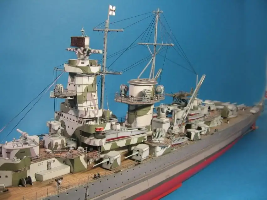 1:200 Scale German Cruiser Admiral Graf Spee DIY Handcraft