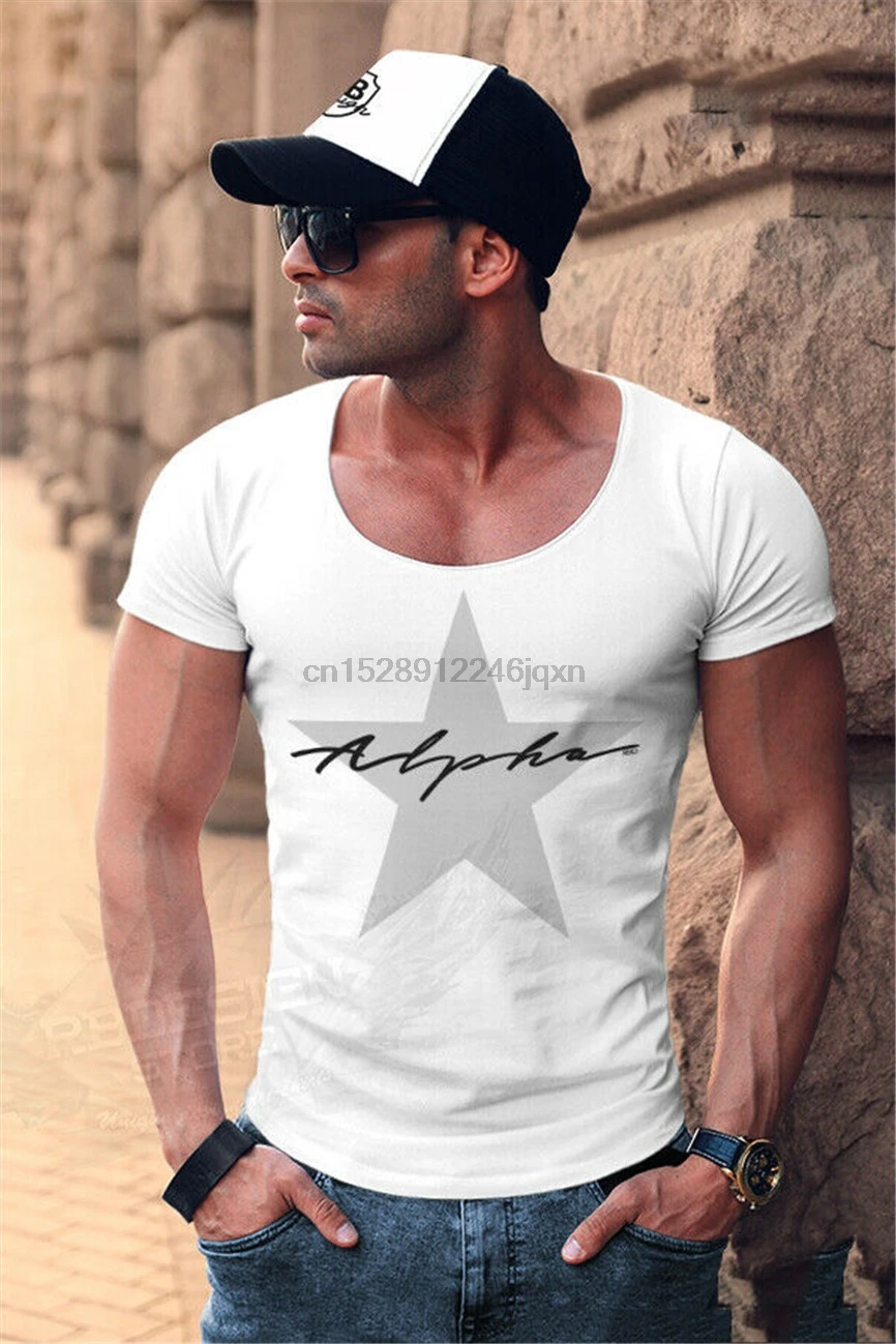 T Shirt Casual da uomo Alpha Male Urban 