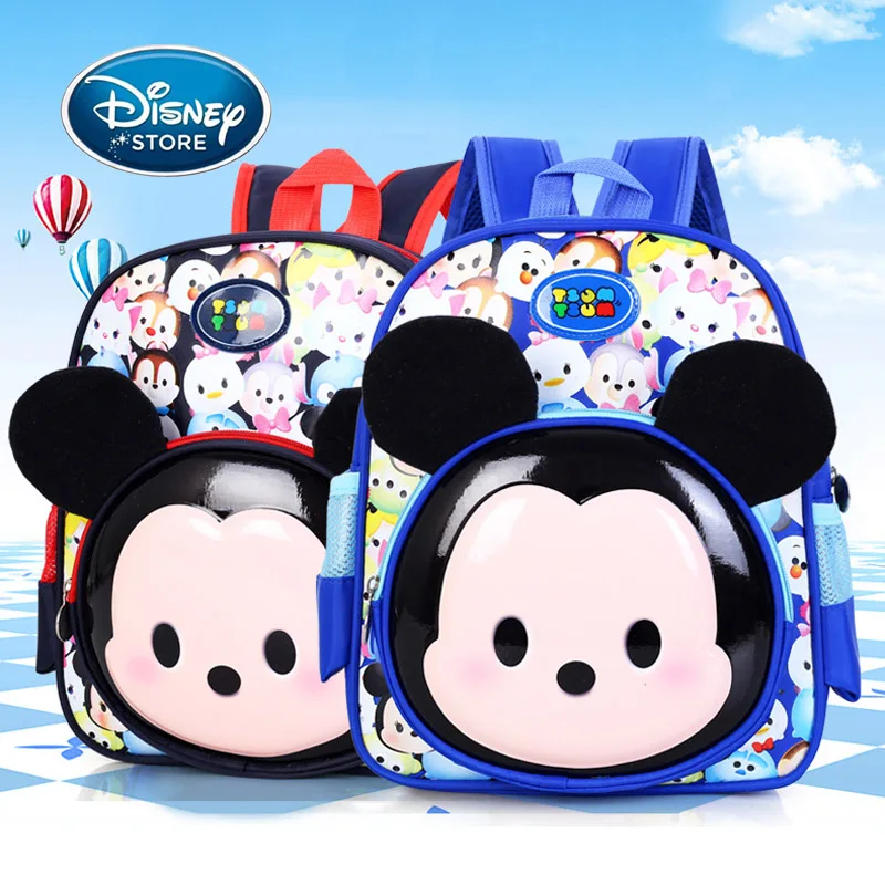 

Disney Tsum Tsum Mickey Mouse Kid Backpack 3D Cartoon Children Backpack Kindergarten Boy Schoolbag Preschool School Bag For Girl