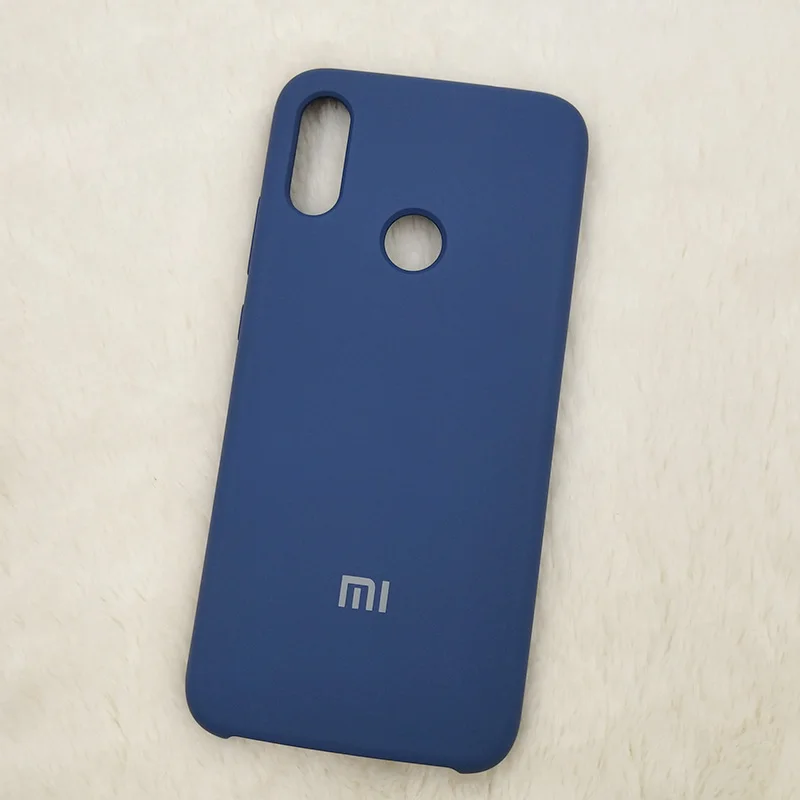 Чехол для Redmi Note 7 Pro жидкий силиконовый чехол для Xiaomi мягкий на ощупь шелковистый чехол для Redmi Note 7 с логотипом и боковой кнопкой