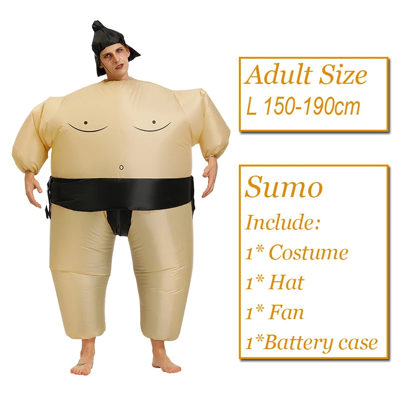 Взрослый детский надувной костюм динозавра T REX wo мужские костюмы динозавр инопланетянин Хэллоуин нарядное платье карнавальный костюм косплей - Цвет: Sumo adult 1029