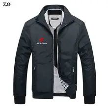Новая зимняя куртка Daiwa для рыбалки, Мужская нейлоновая ветрозащитная одежда для рыбалки, водонепроницаемая Спортивная одежда на молнии для походов на открытом воздухе