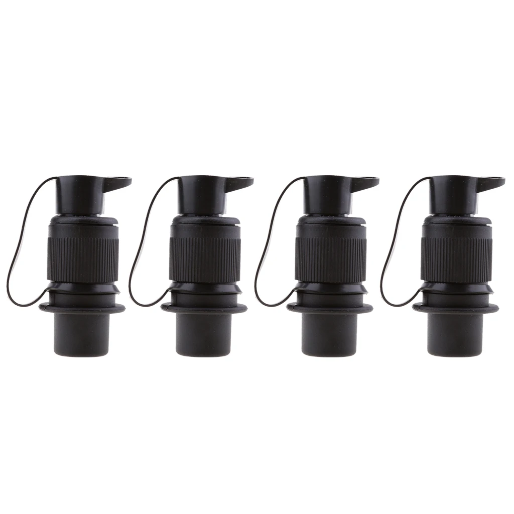 4 X Caravan Truck Boat Tow Electrical Wire Connector 3  Socket Black