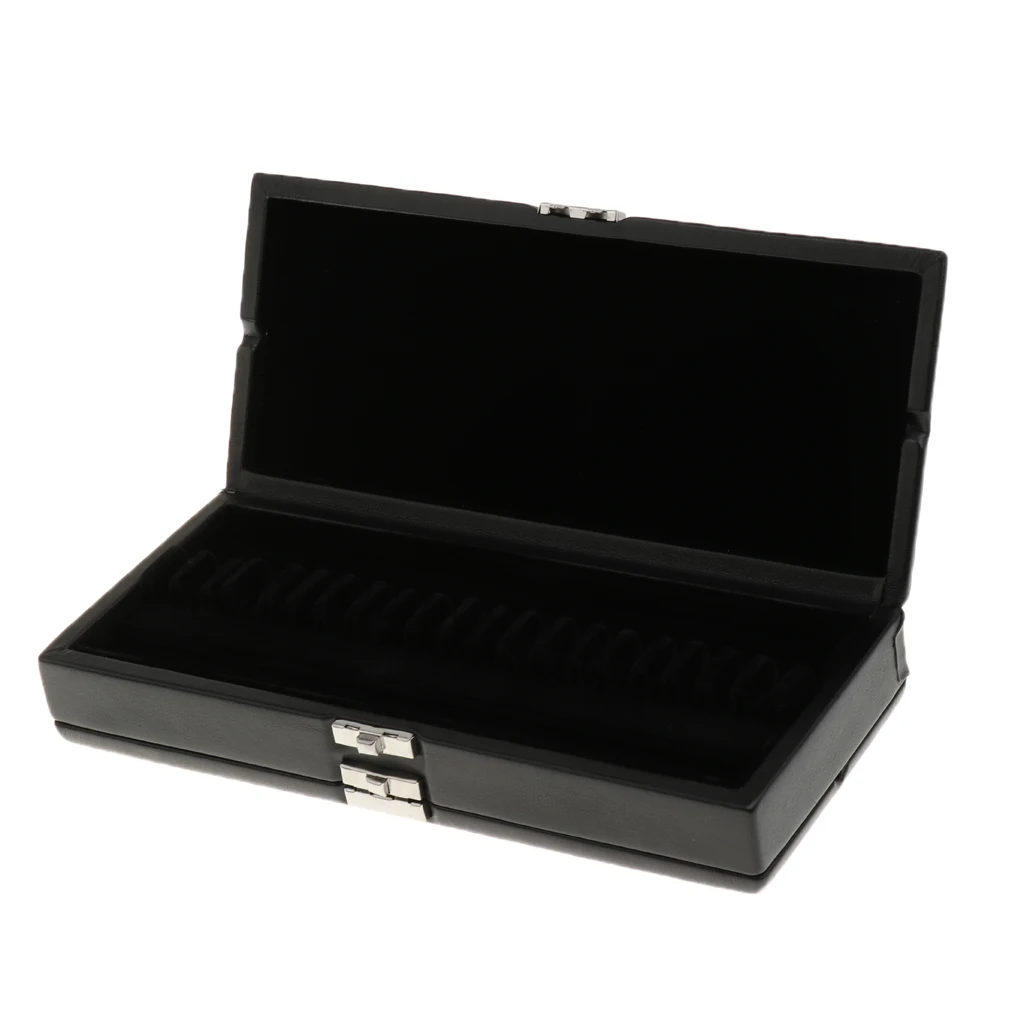 40 Reeds Case Box Holder Organizer With Flannel Slot For Bassoon Oboe Reeds Hold
