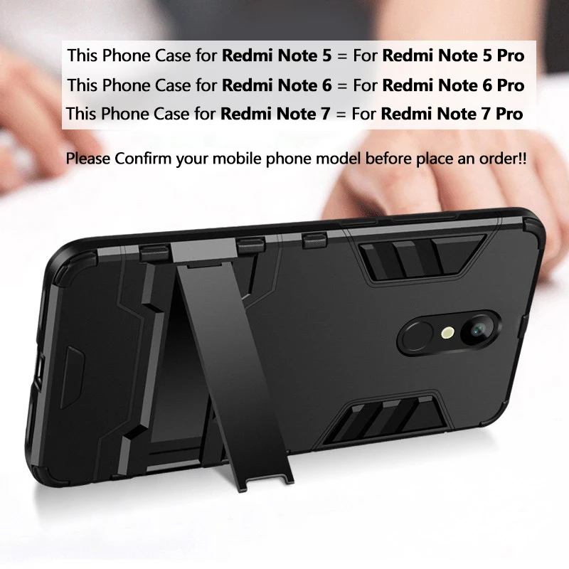 Bat Kickstand Case For Xiaomi POCO F1 Mi 9T Redmi Plus 5A Pro