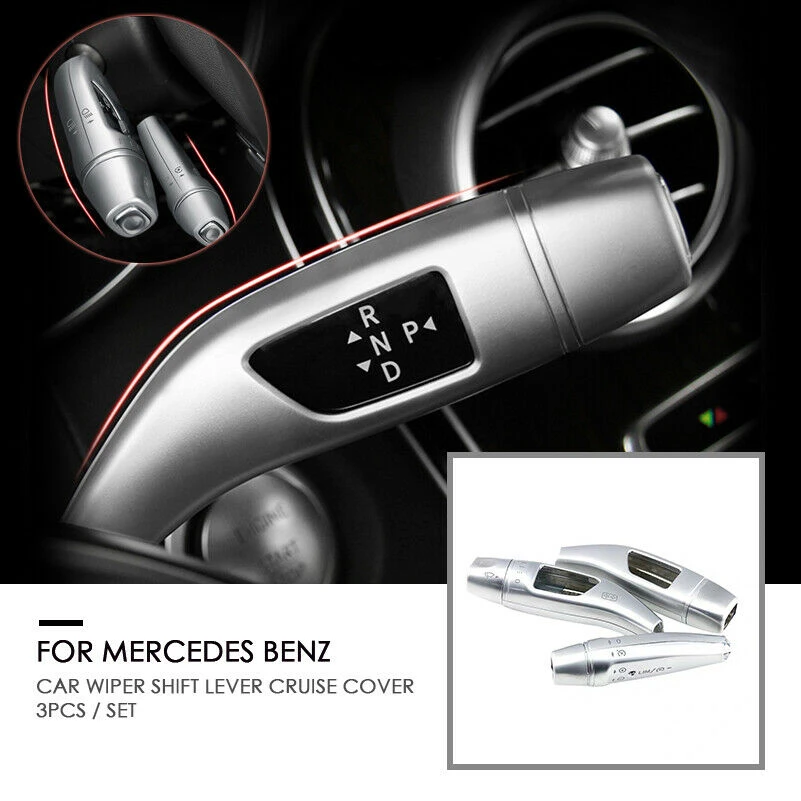 Lenkrad Getriebe Shifter Cruise Hebel Scheibenwischer Schalter Abdeckungen Fur Mercedes Benz B C E Klasse W204 W205 X204 Glk Automotive Interior Stickers Aliexpress
