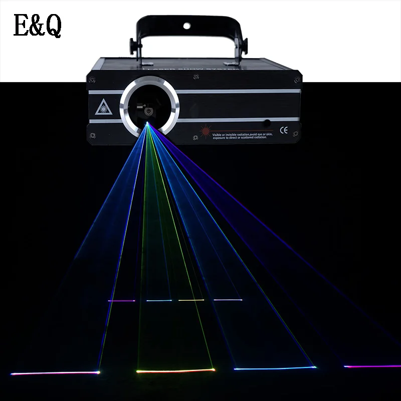 

RGB animation laser projector DMX512 scanner DJ disco music party party holiday 500Mw/1W stage lighting effect