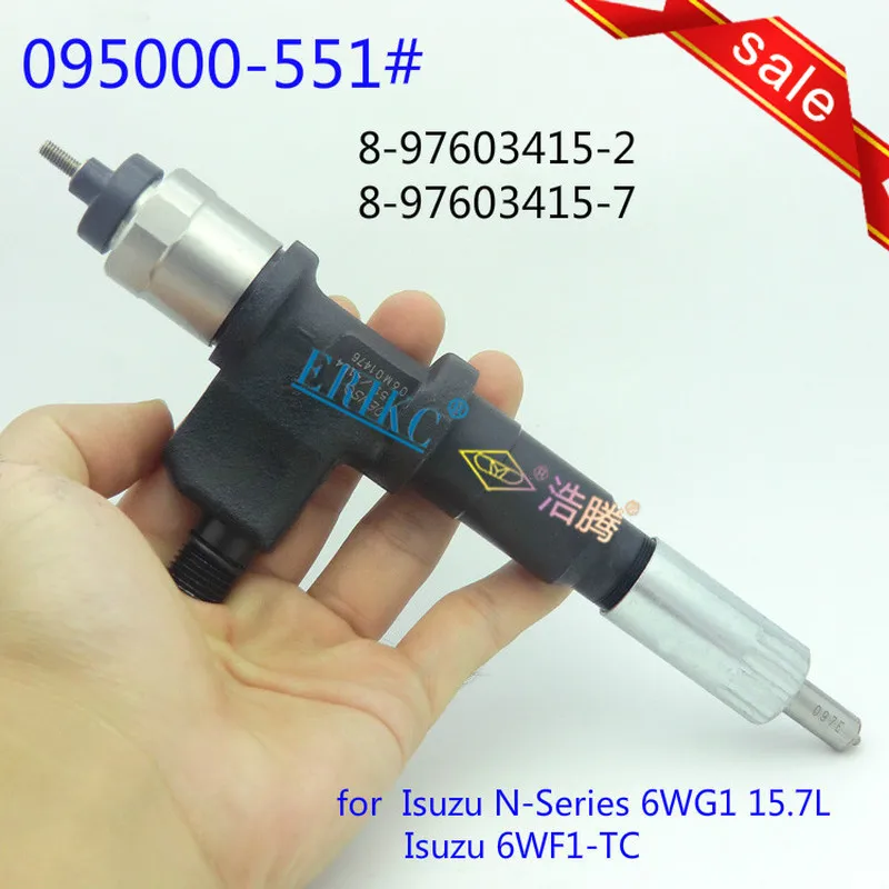  ERIKC 5513 Common Rail Fuel Injector Assy 095000-5513 (8976034157) Auto Engine Parts Diesel Injecti