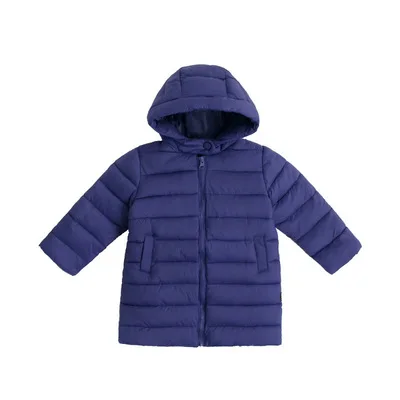 navy blue Новая детская верхняя одежда тонкие куртки для маленьких девочек и мальчиков детское осенне-зимнее пальто с капюшоном Детская пуховая одежда пуховые парки для девочек От 2 до 7 лет - Цвет: navy blue
