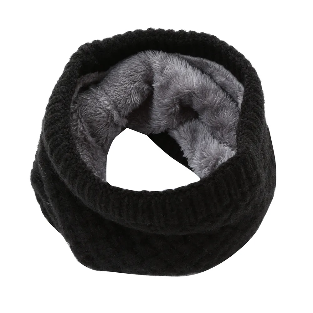 Зима модный мужской зимний теплый шарф Wome Bufanda толщина вязаный воротник зимний шарф обертывание хомут петля шарф#925
