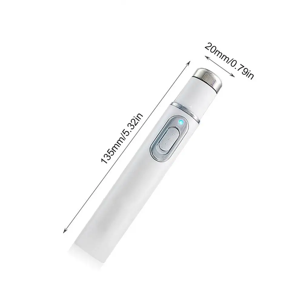 Acne Laser Pen Portable Wrinkle Removal Machine Durable Soft Scar Remover Blue Therapy Light Pen Massage 1 Acne Laser Pen Portable Wrinkle Removal Machine Durable Soft Scar Remover Blue Therapy Light Pen Massage 2