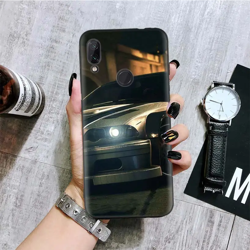 Классический авто с черными крышка чехол для телефона для Xiaomi Redmi Note фотоаппаратов моментальной печати 8 7 7S 7A 6 S2 GO K20 Pro 6A mi 6X 5X A1 CC 9 8 Coque - Цвет: BA165-9