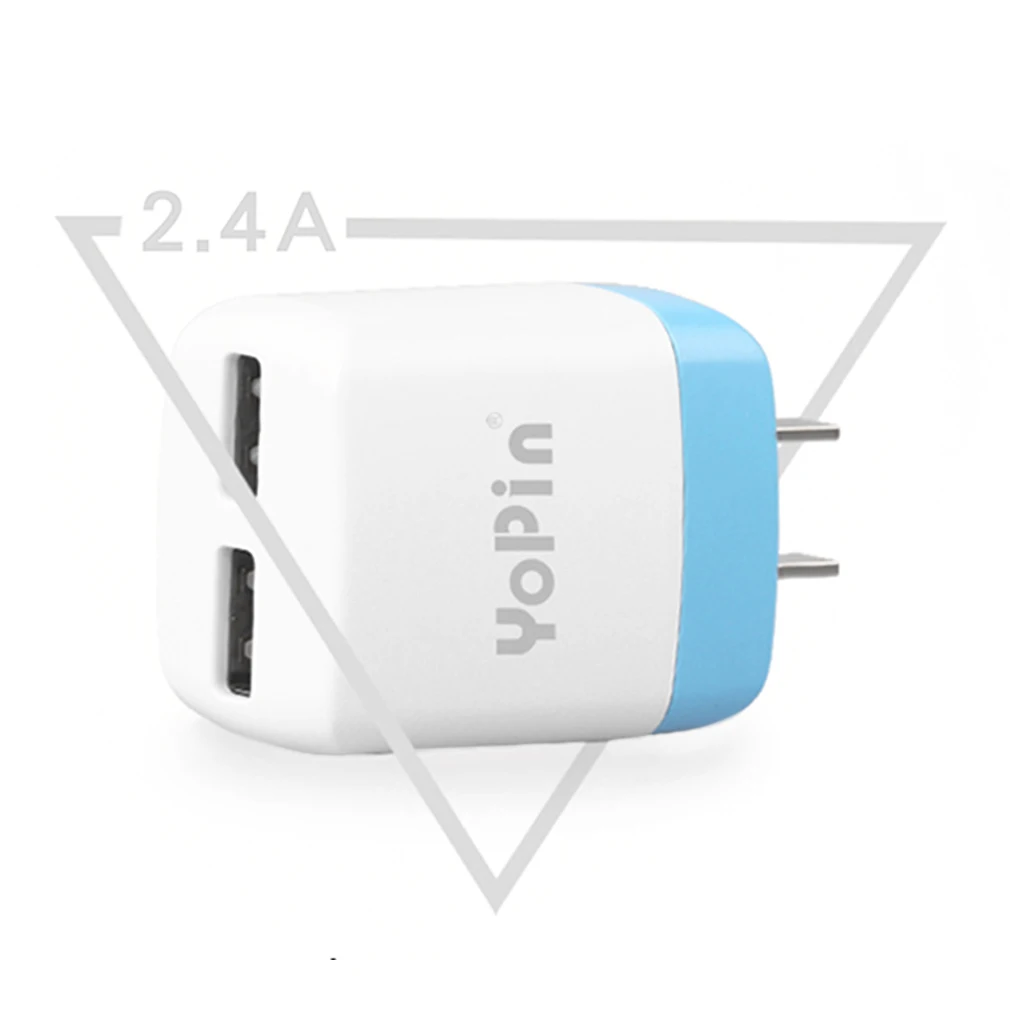 Двойной USB выход Youpin Универсальный адаптер питания 2.4A путешествия зарядное usb-устройство преобразователь питания разъем