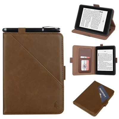 Чехол для Amazon All-New Kindle 10th Generation 6 '' умный кожаный чехол-футляр на магните для чтения Funda Kindle 6 дюймов A20 - Цвет: Coffee