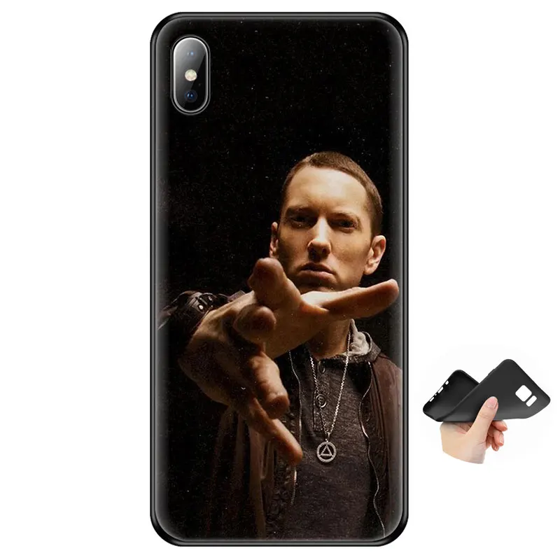 16 Исполнитель хип-хоп, рэппер Эминем Мягкий силиконовый чехол для iPhone 11 Pro Max 6 7 8 Plus 5 5S 6S X XR XS Max чехол - Цвет: 16