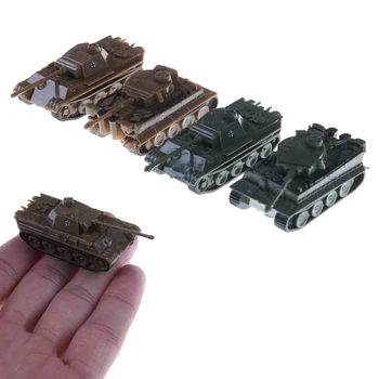 1PCS/Set 1:144 Scale Finished Model Toy 4D Sand Table Plastic Tiger Tanks World War II Germany Panther Tank 1
