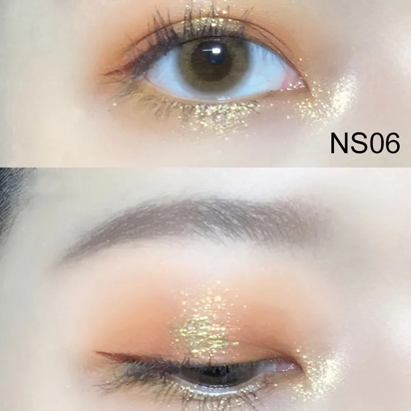 06 Liquid Eyeshadow Shimmering Glitter High Glossy Long Lasting Eye Shadow LDO99 - Цвет: 06