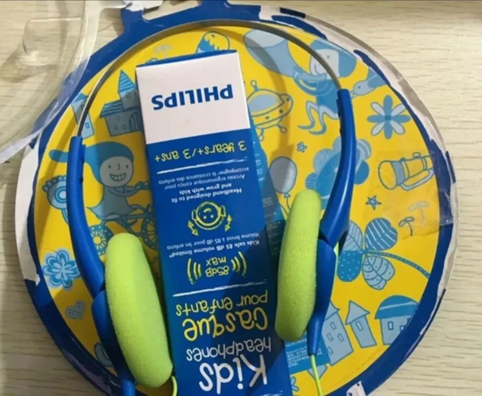 Оригинальные детские Наушники Philips Shk1031/00, безопасные для здоровья и окружающей среды, Молодежные наушники