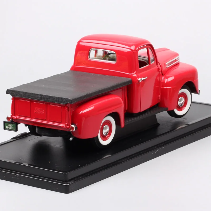 Большие весы автомобиль Винтаж 1948 Ford F1 пикапы 1:18 модели металлические игрушки автомобили миниатюрные Diecasts& игрушечные транспортные средства сувенир для мальчиков