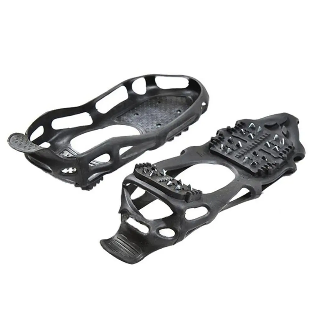 Усовершенствованная Нескользящая Крышка для обуви с 24 зубьями нескользящая