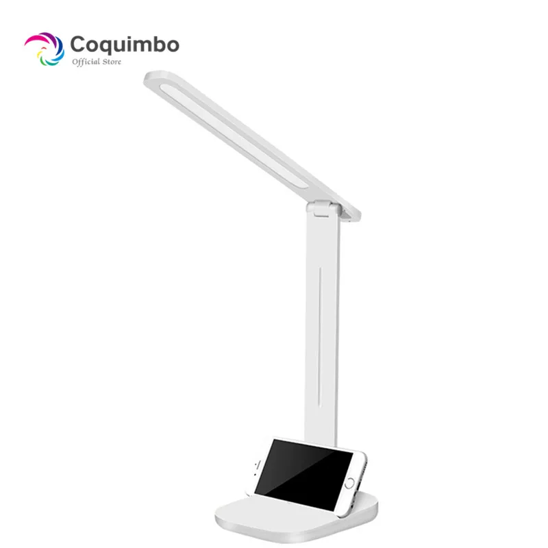 

Foldable LED Desk Lamp Touch Switch Dimmable 3 Modes USB Charging Port Office Table Lamp Built In Battery Student Reading Lamp