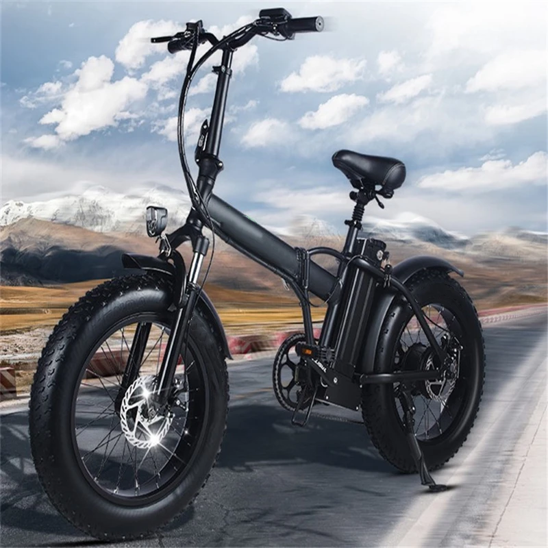Electric bike 20 inch Folding electric Bicycle 500W 48V Battery Mountain e bike Cycling Electric Snow Bike E-Bike Electric bike 20 inch Folding electric Bicycle 500W 48V Battery Mountain e bike Cycling Electric Snow Bike E-Bike