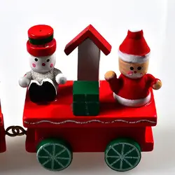 Поезд орнамент 4 шт маленькое декоративное украшение "поезд" декорация для рождественского подарка
