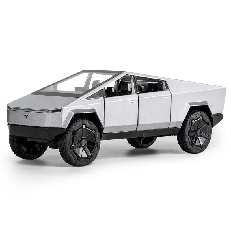 1:24 Tesla Cybertruck Pickup Alloy Diecasts & Toy Vehicles Metal Toy Car Model Sound and light Pull back Collection Kids Toys 5 1:24 Tesla Cybertruck Pickup Alloy Diecasts & Toy Vehicles Metal Toy Car Model Sound and light Pull back Collection Kids Toys 5