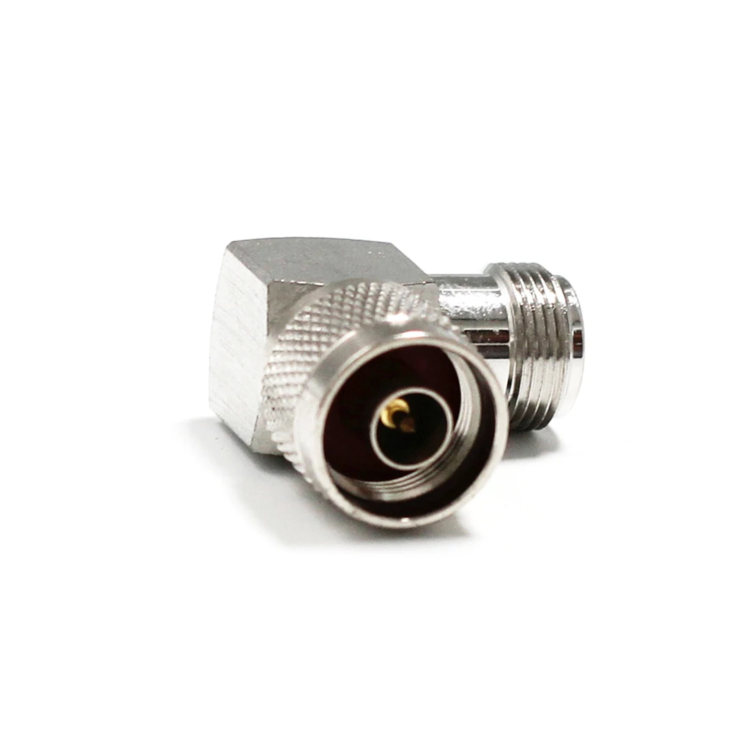 

1pc N Male Plug to Female Jack RF Coax Adapter Convertor Connector Right Angle 90-degree Nickelplated NEW Wholesale