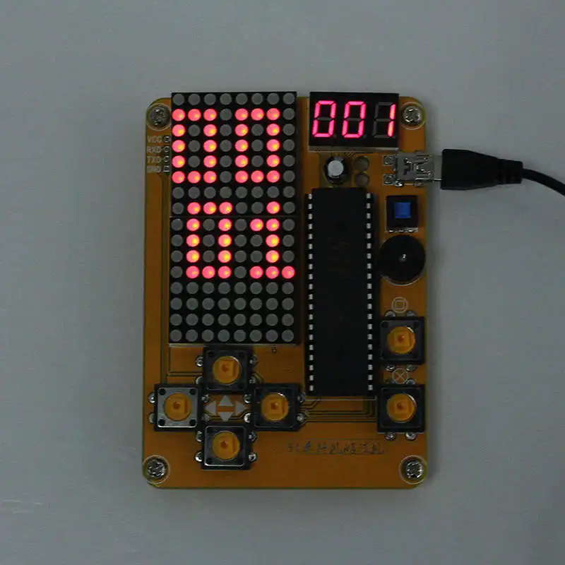 Diy Электронный Обучающий набор 4 в 1 классические игры для тетрис/змея/Самолет/гонки с оболочкой