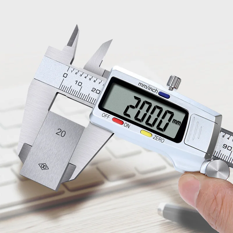 

Digital Caliper Electronic Digital Vernier Calipers 6Inch 0-150mm Precision Micrometer Measuring Caliper Gauges Stainless Steel